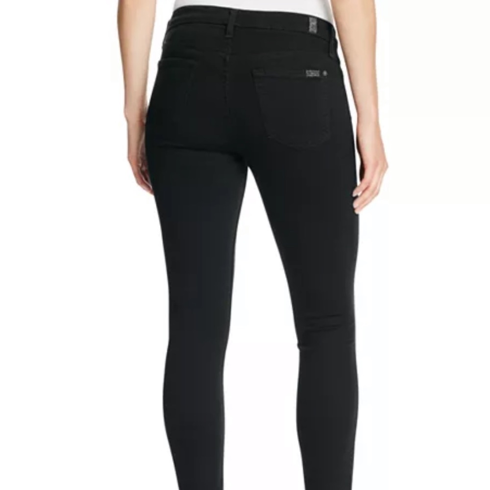 Black 7 For All Mankind Skinny Jeans
